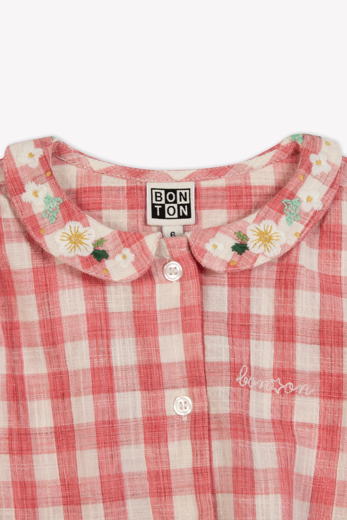 Blouse Airelle - Carreau Rouge