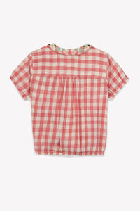 Blouse Airelle - Carreau Rouge