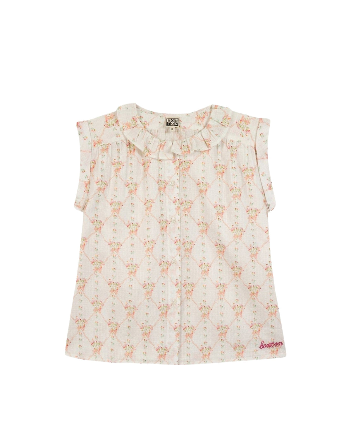 Nectarin cotton blouse - Antoinette print