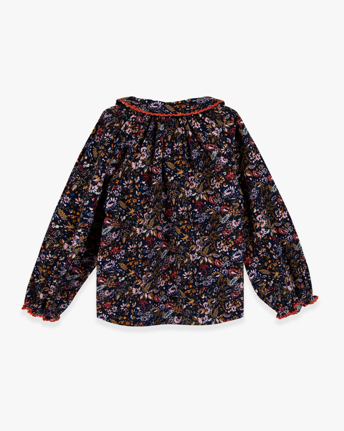 Fig-print cotton blouse - October Flower