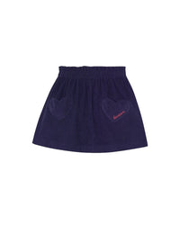Jupe Douchka en coton - Navy Bonton