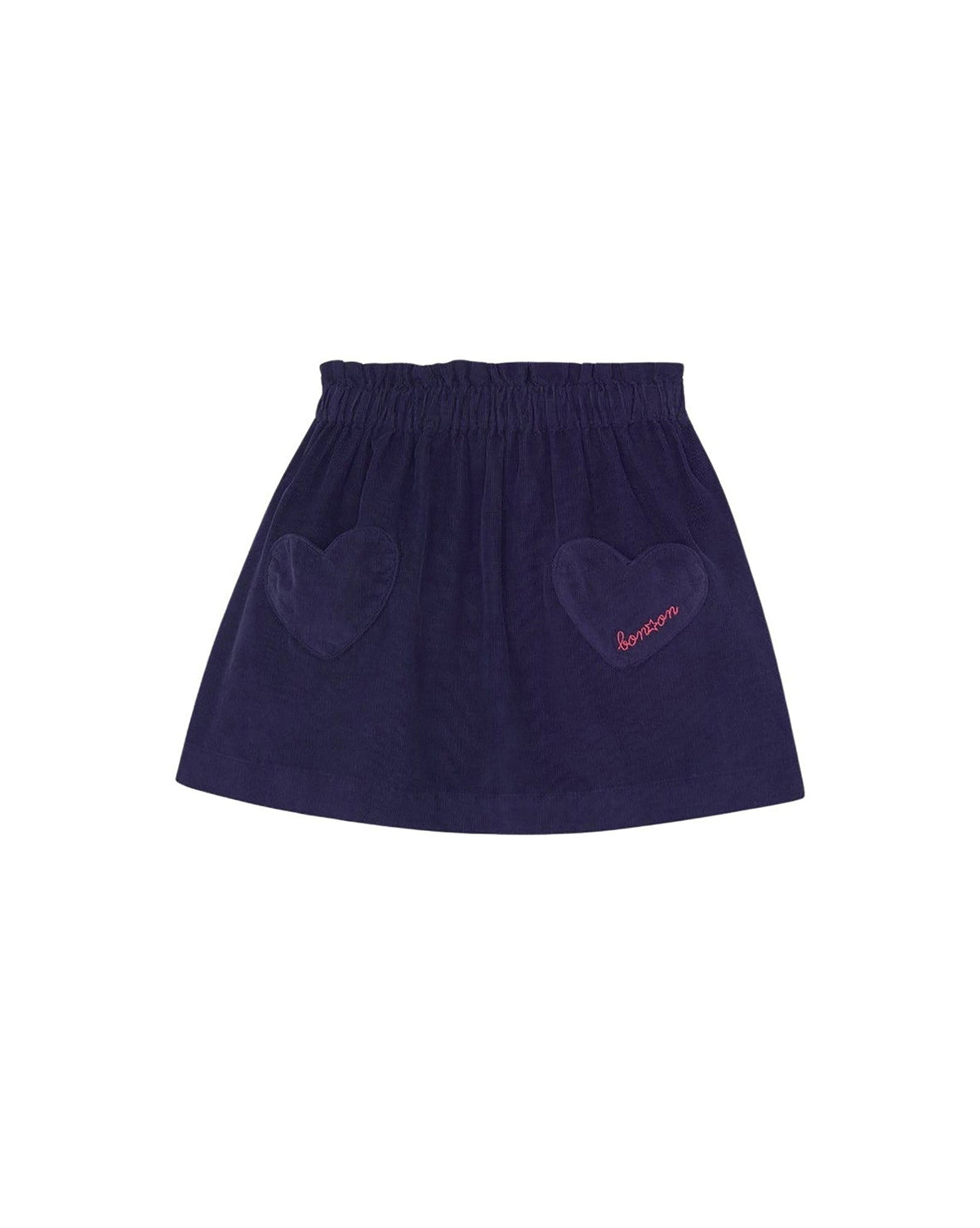 Jupe Douchka en coton - Navy Bonton