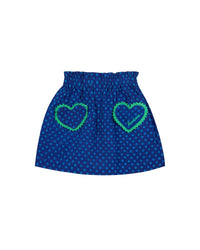 Douchka Skirt - Pois Bleu