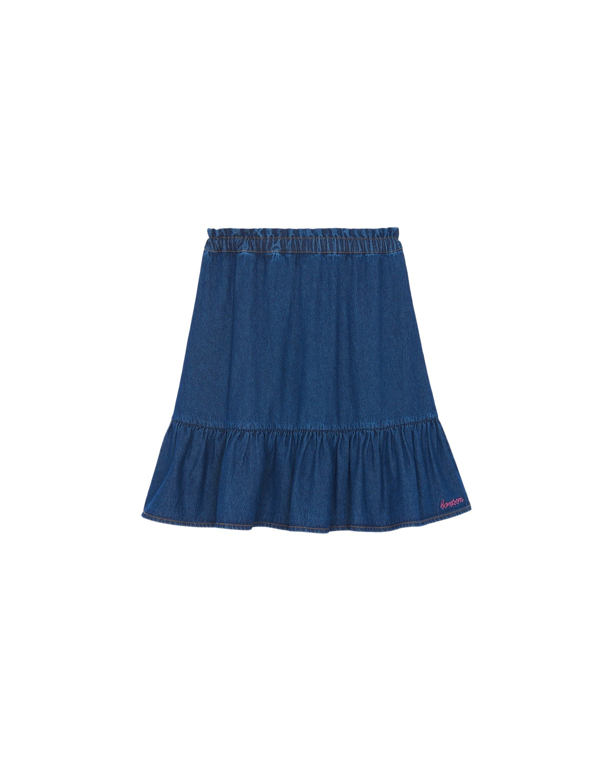 Denon cotton skirt - Blue chambray