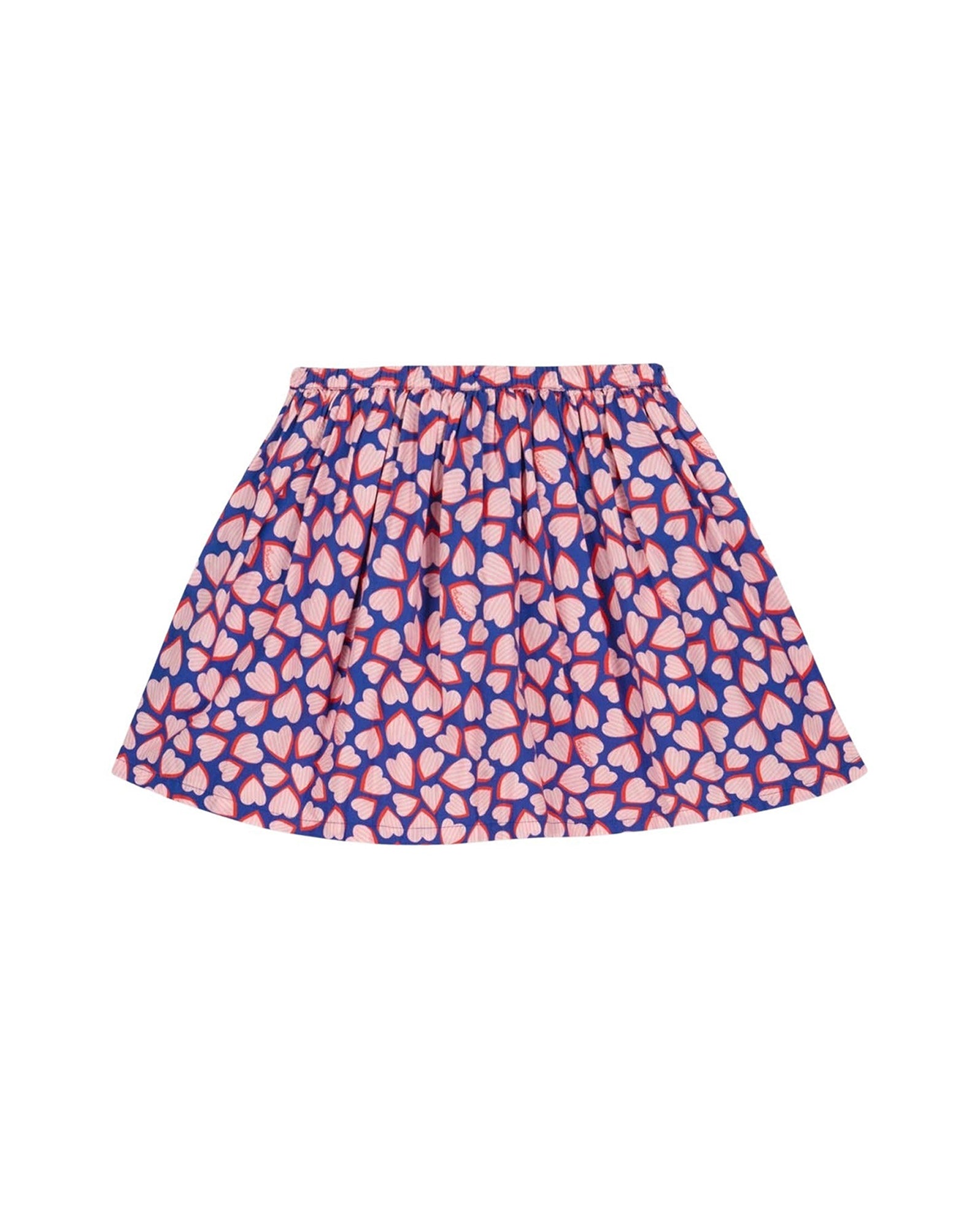 Jupe Framboise - Imp Coeur Bleu