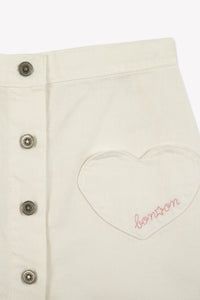 1qty NEW / Jupes - Crème Bonton