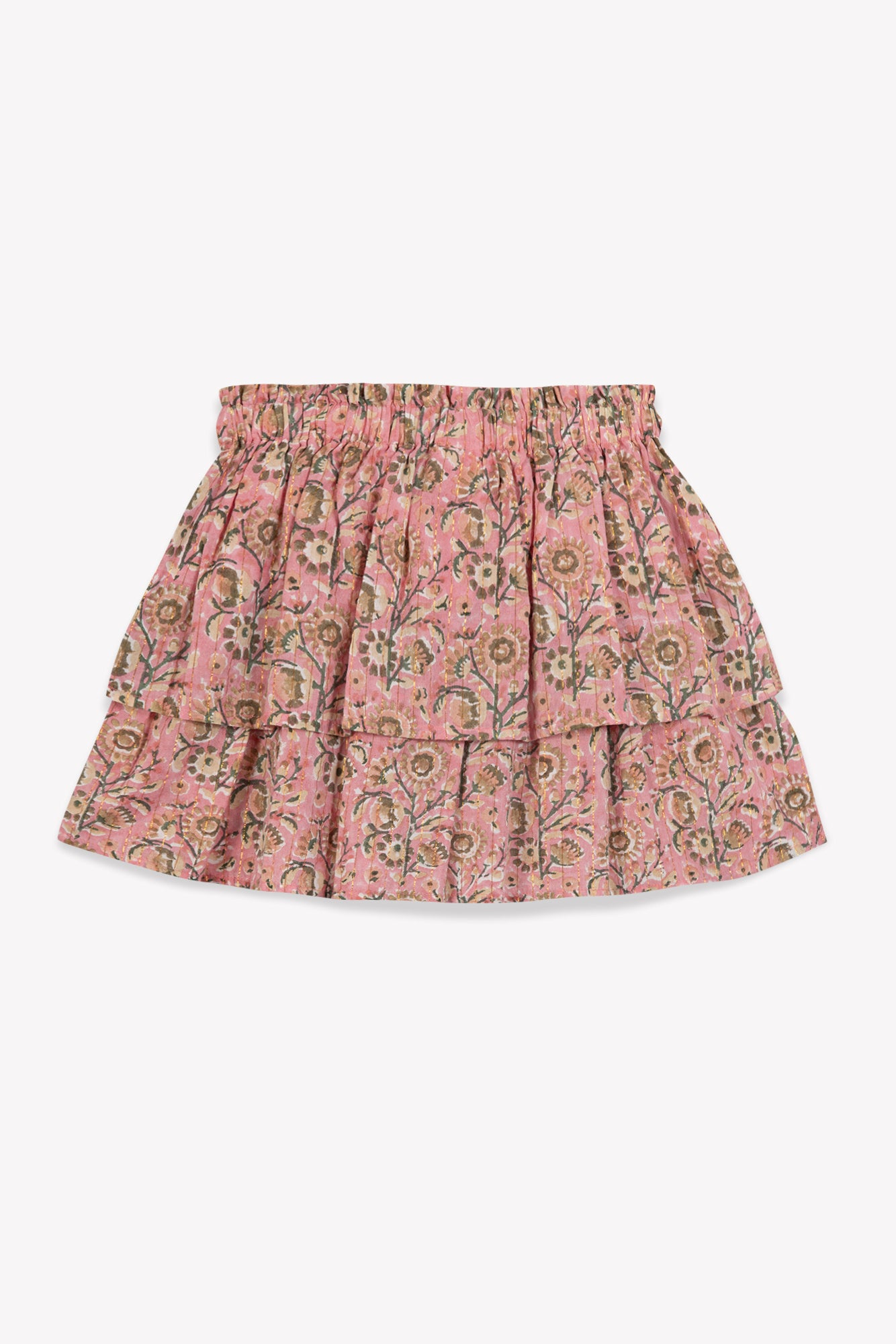 Jupe Bali - Blockprint Rose