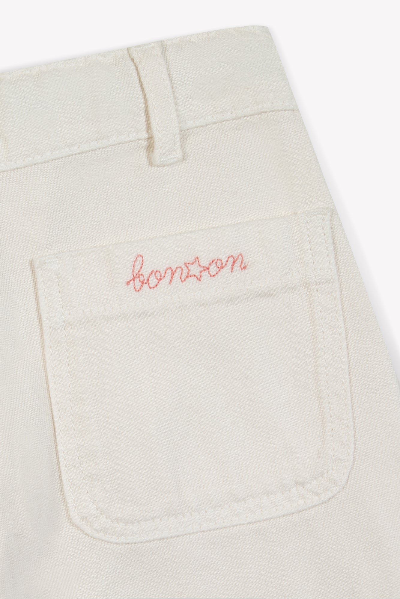 17qty NEW / Pantalons - Crème Bonton