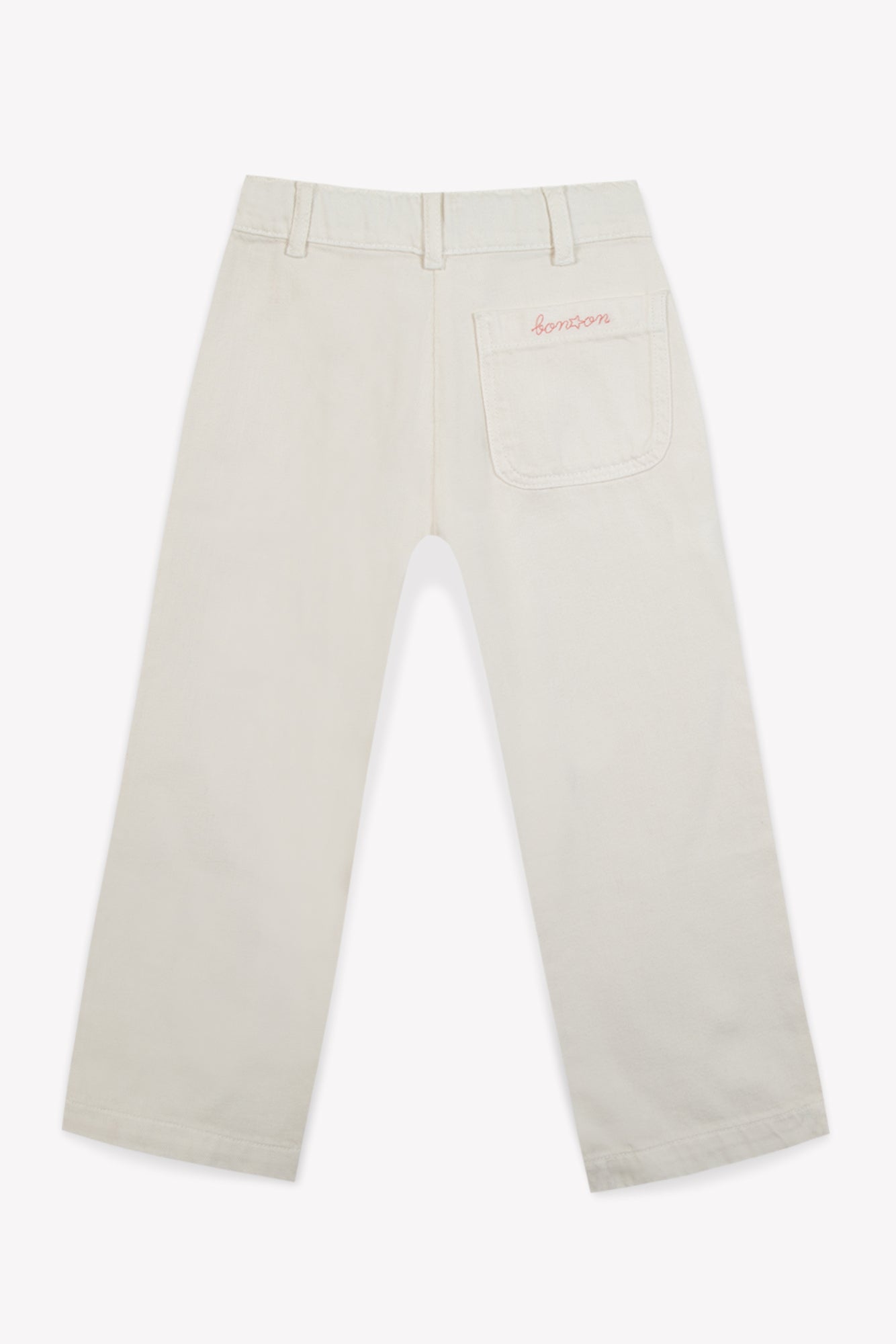 17qty NEW / Pantalons - Crème Bonton