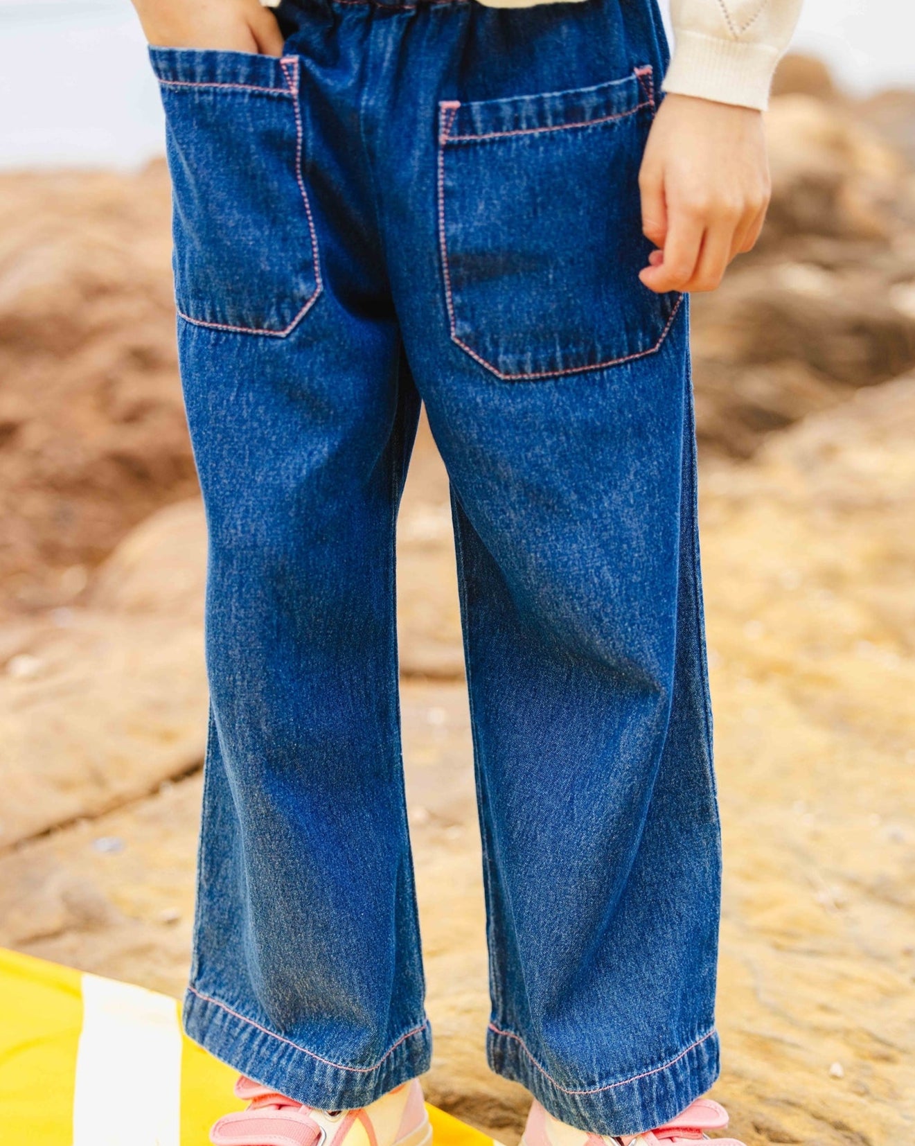 4qty NEW / Pantalons - Chambray Foncé