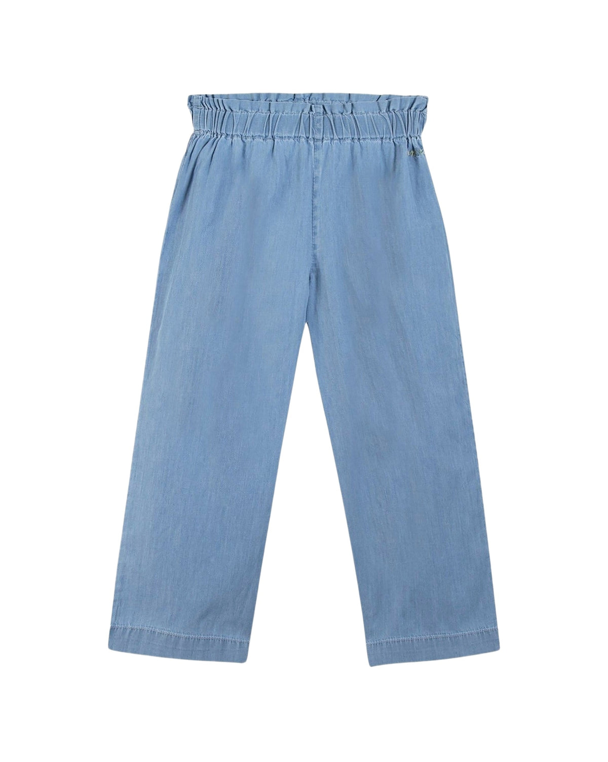 Chacha cotton trousers - Blue chambray