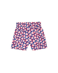 Short Clovis en coton - Imp Coeur Bleu
