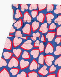 Short Clovis en coton - Imp Coeur Bleu