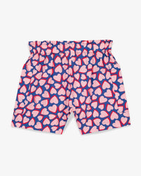Short Clovis en coton - Imp Coeur Bleu