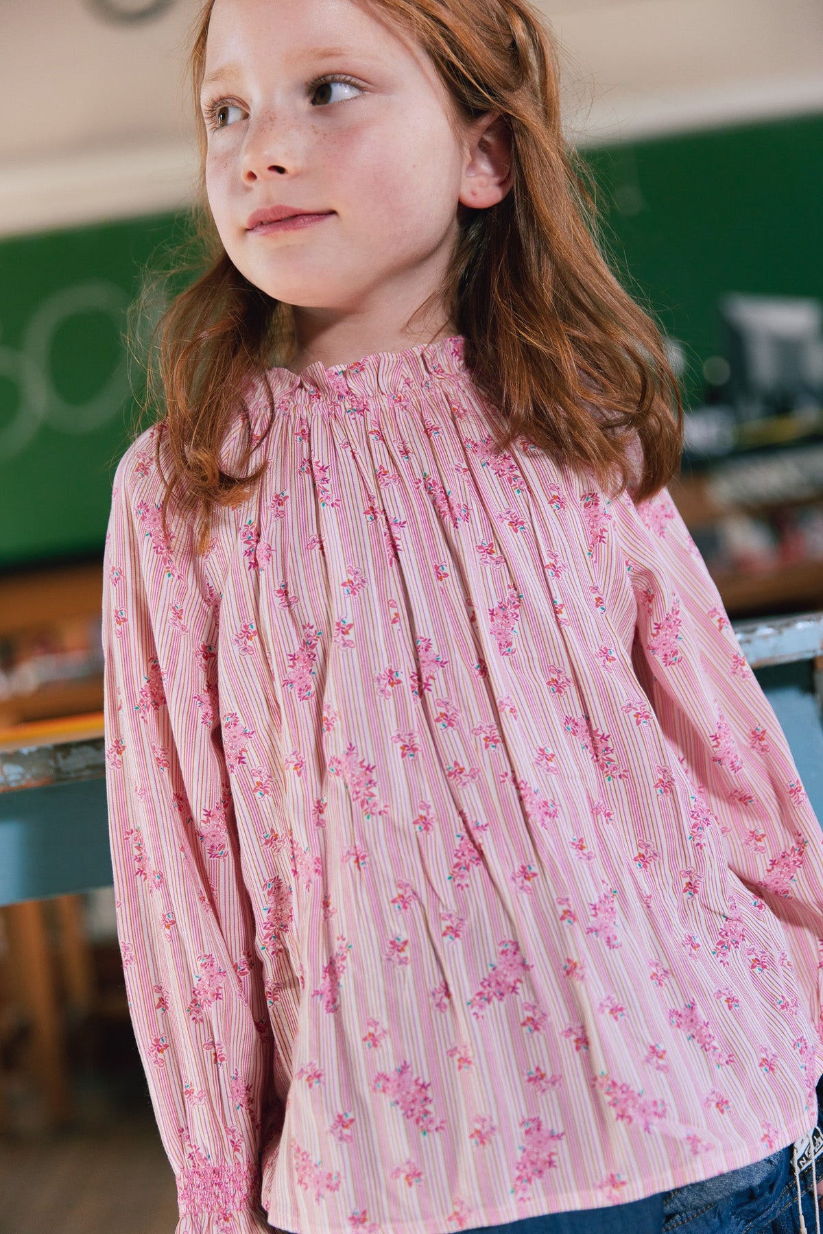 Imp Bouquet Rayé // Blouse Ficelle