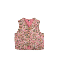 Gilet Beti - Blockprint Rose