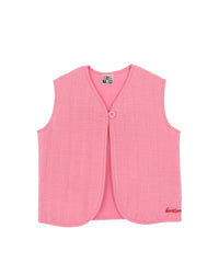 Veston Beti sans manches en coton - Pink Loulou