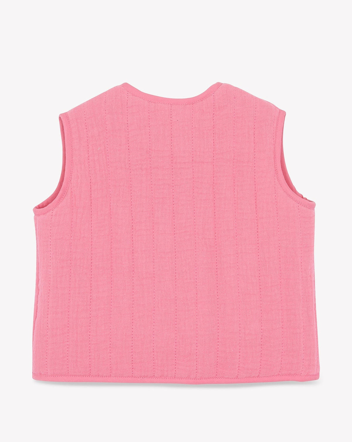 Veston Beti sans manches en coton - Pink Loulou