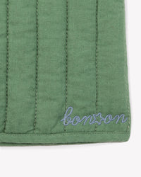 Veston Beti sans manches en coton - Vert Buisson