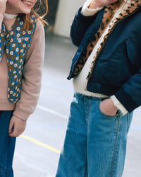 Joyce Bomber Jacket - Navy Bonton