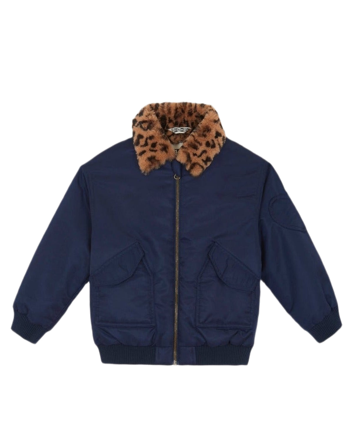 Joyce Bomber Jacket - Navy Bonton