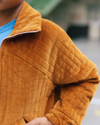 Jules cotton coat - Brown Teddy Bear