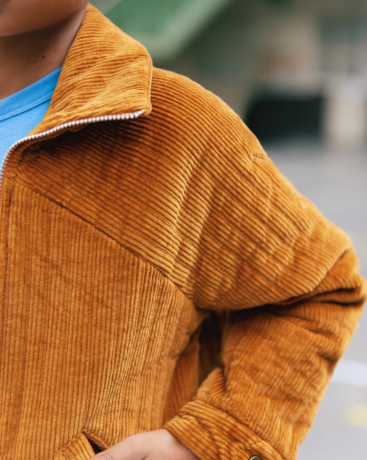 Jules cotton coat - Brown Teddy Bear