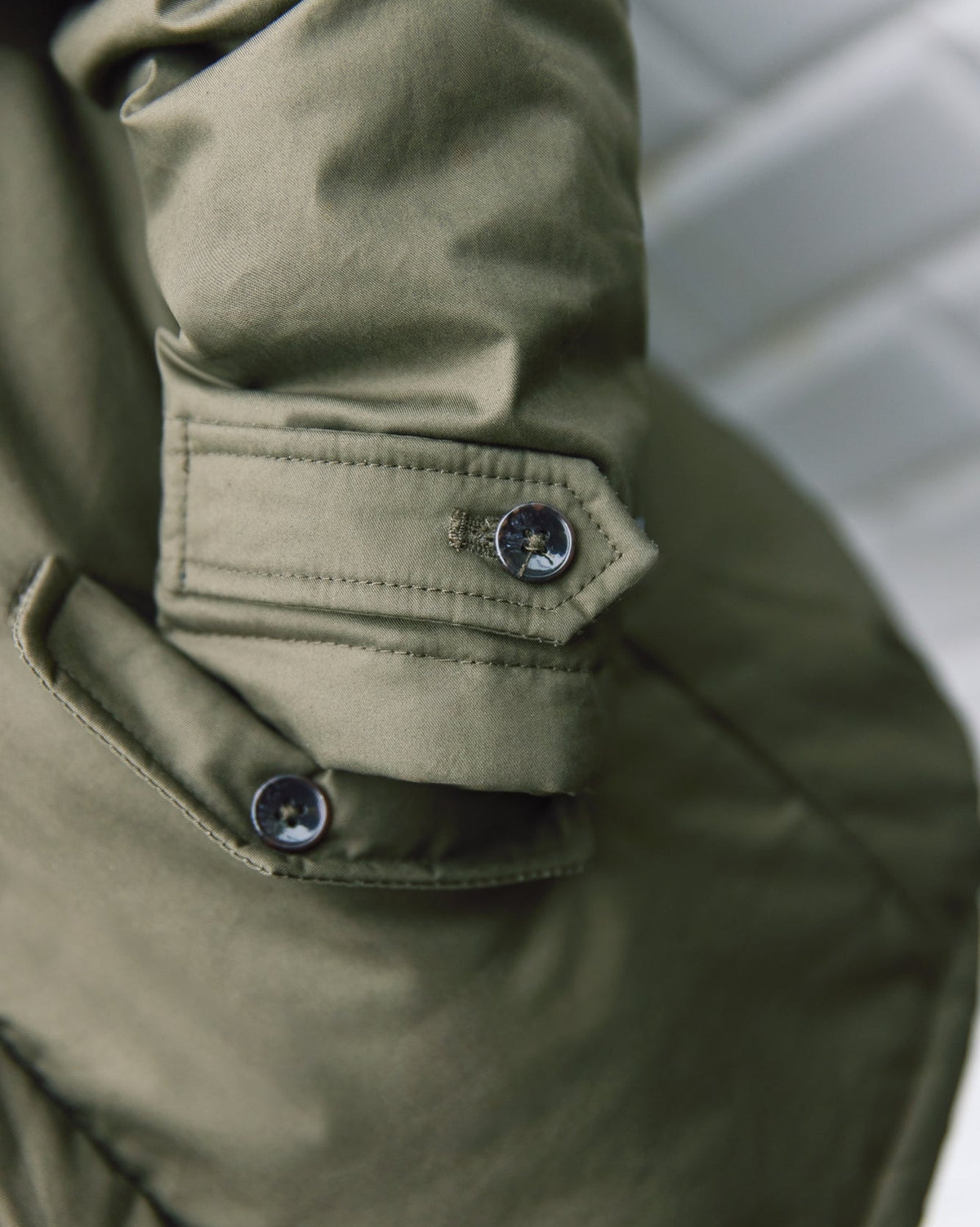 Jakota cotton coat - Officer’s Green