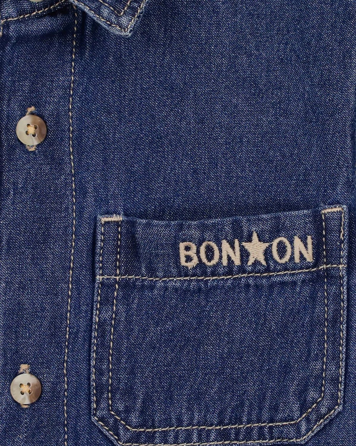 Paname cotton shirt - Dark chambray