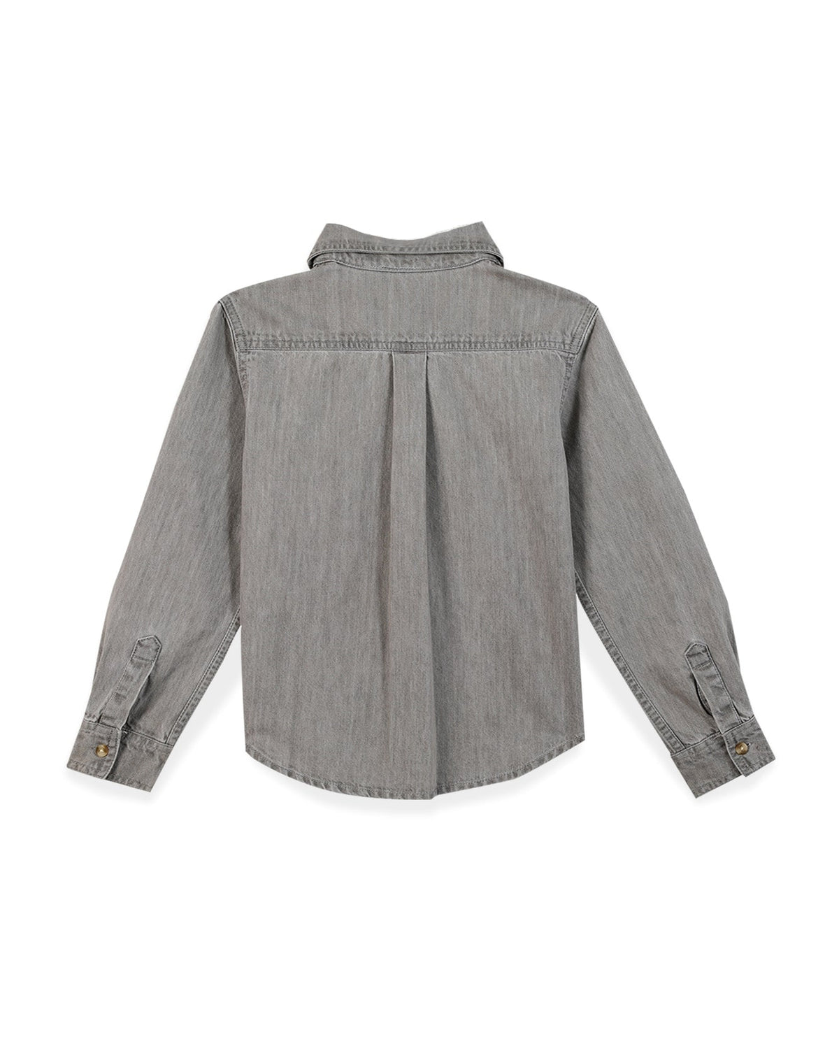 Paname cotton shirt - Grey chambray