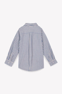 Chemise Paname - Rayure Crème Et Bleu