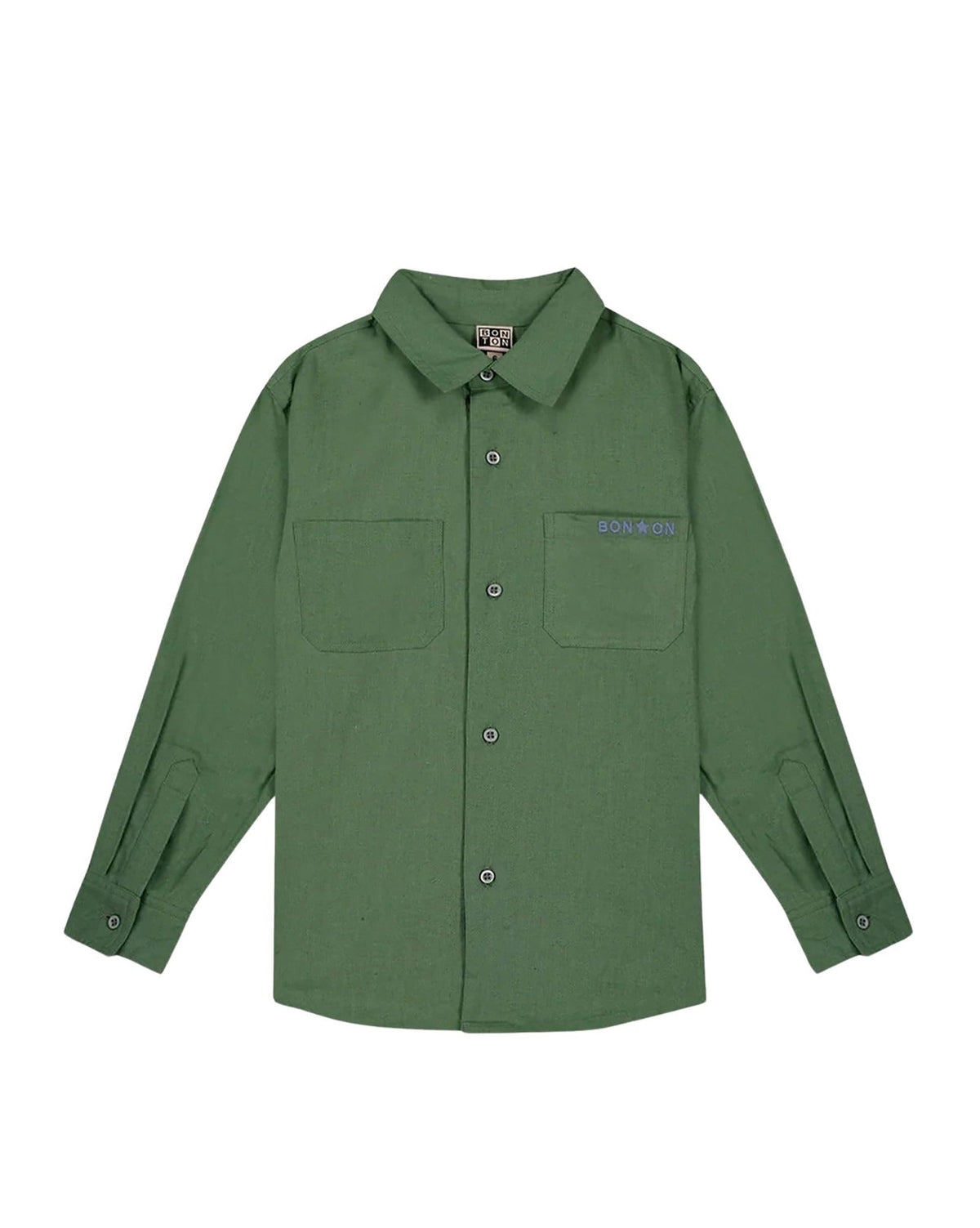 Paname cotton shirt - Buisson Green