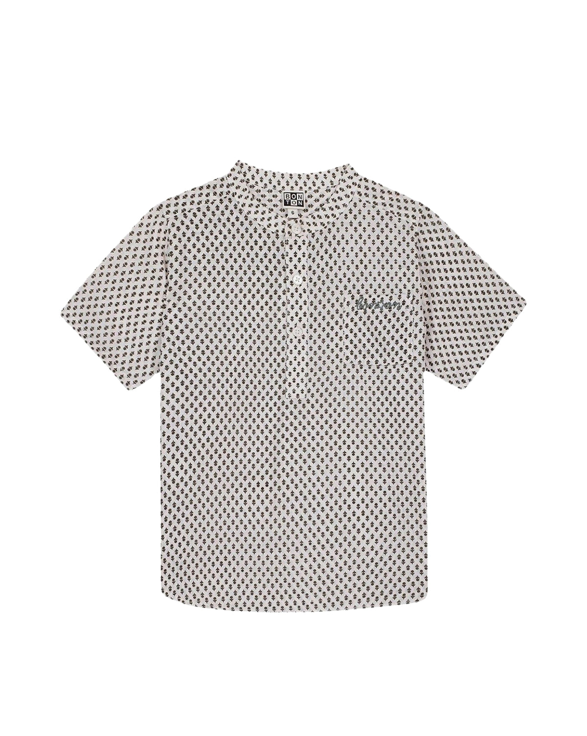 Garou cotton shirt - Micro Fleur