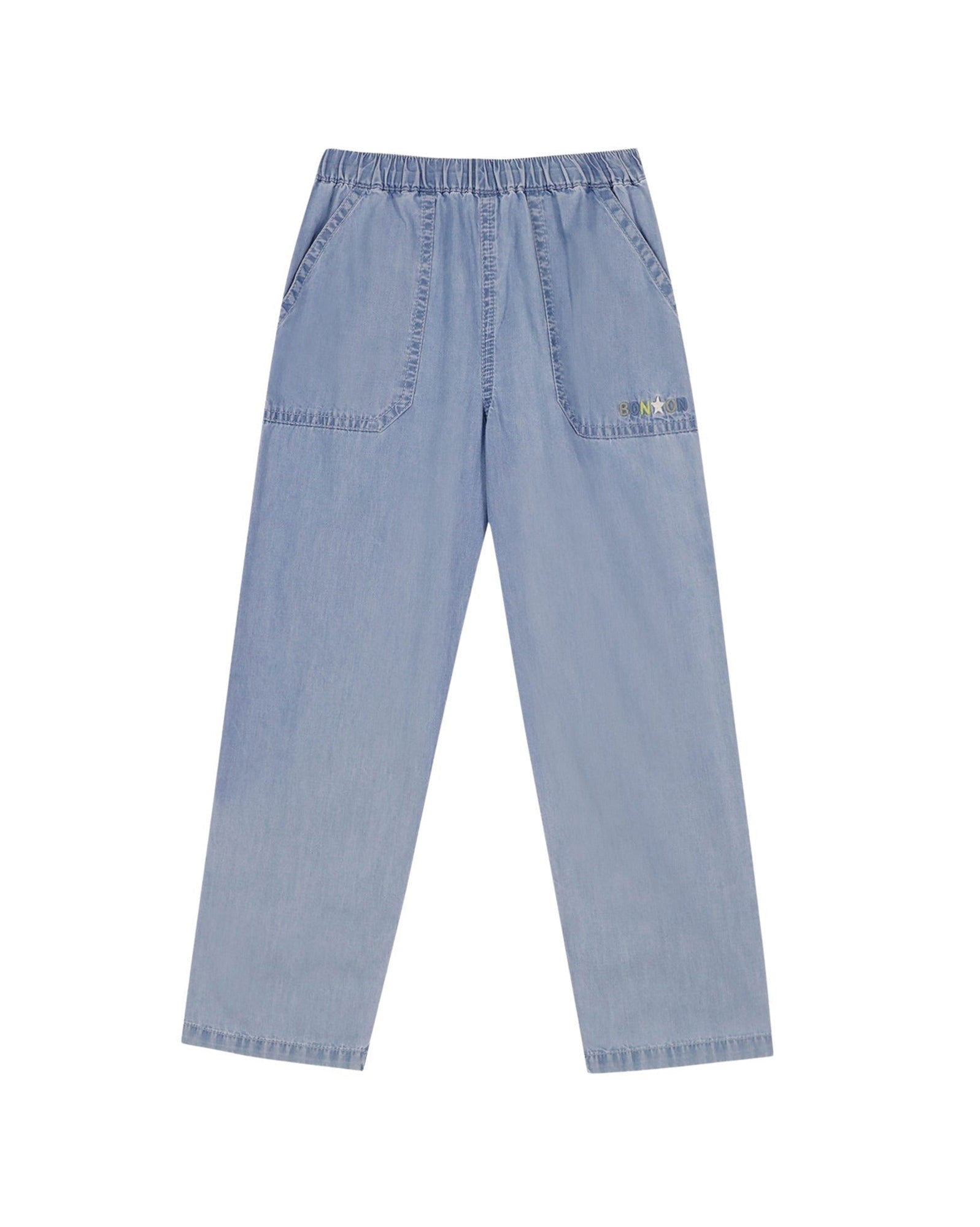 3qty NEW MIXTE / Pantalons - Chambray Bleu