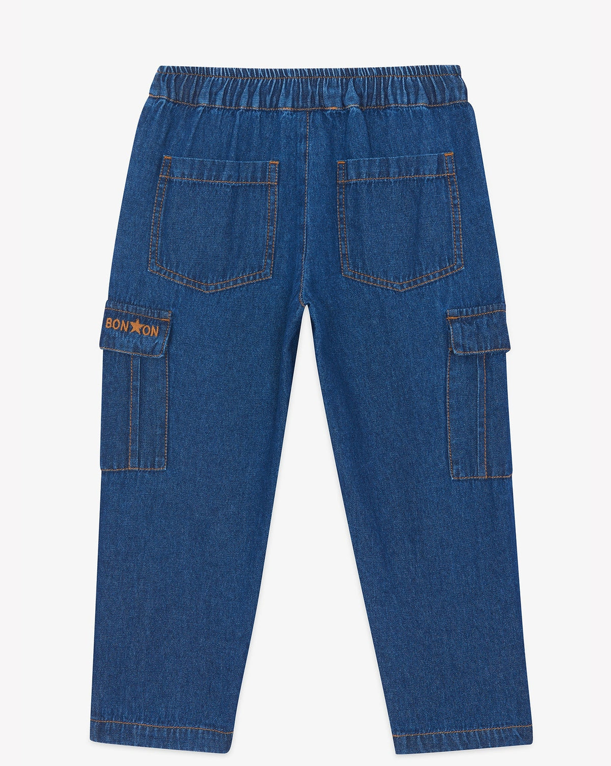 Fraggl cotton trousers - Blue chambray