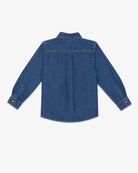 Jerry cotton shirt - Blue chambray