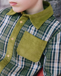Jerry cotton shirt - Khaki checked