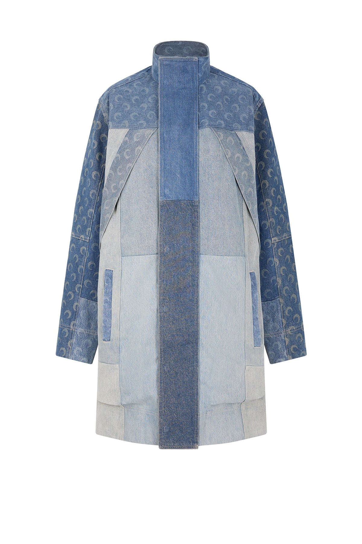 Parka en denim Upcyclée - Grey Denim