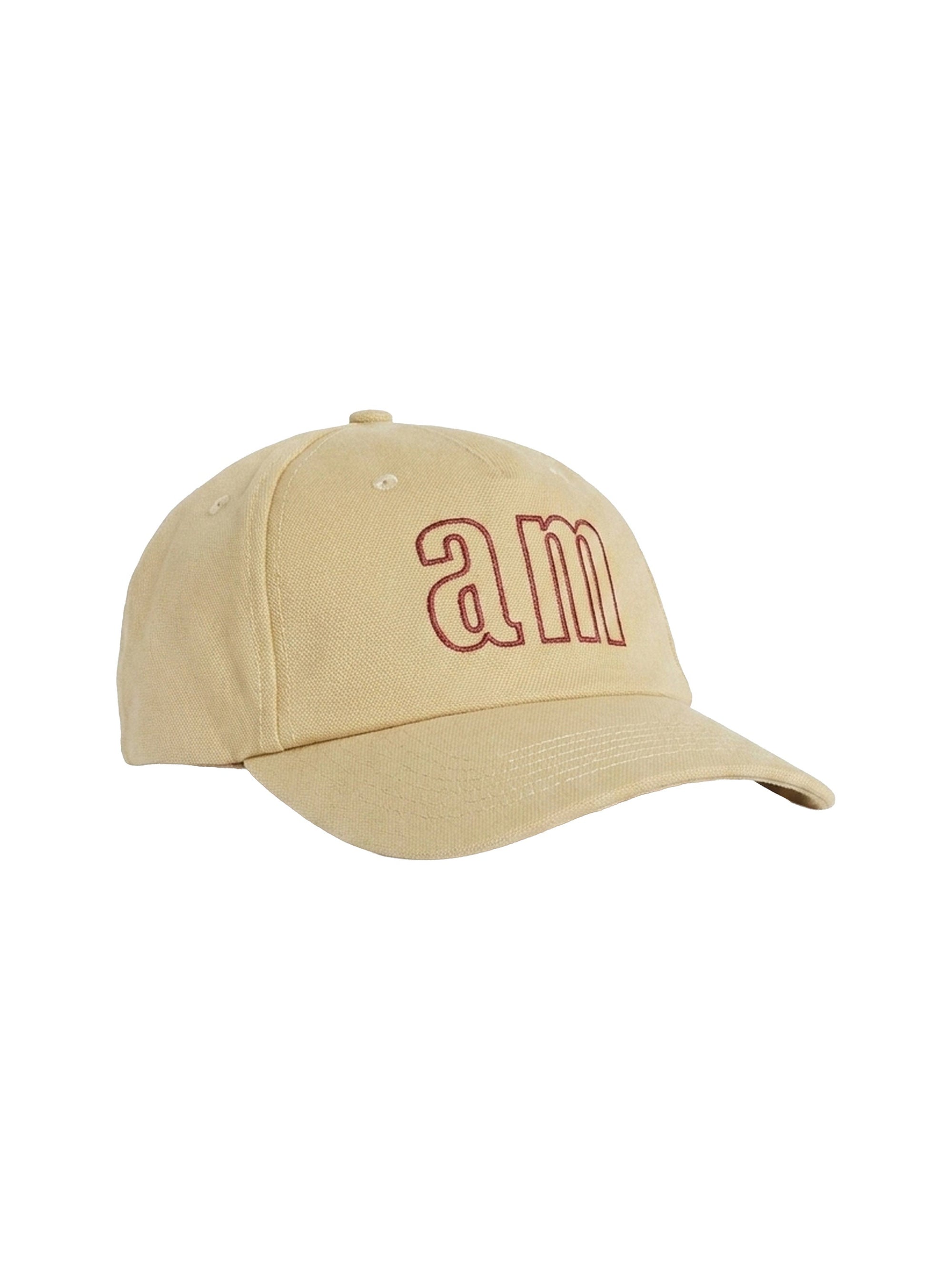 Casquette beige avec visière - Ecru Fantasia Rosso