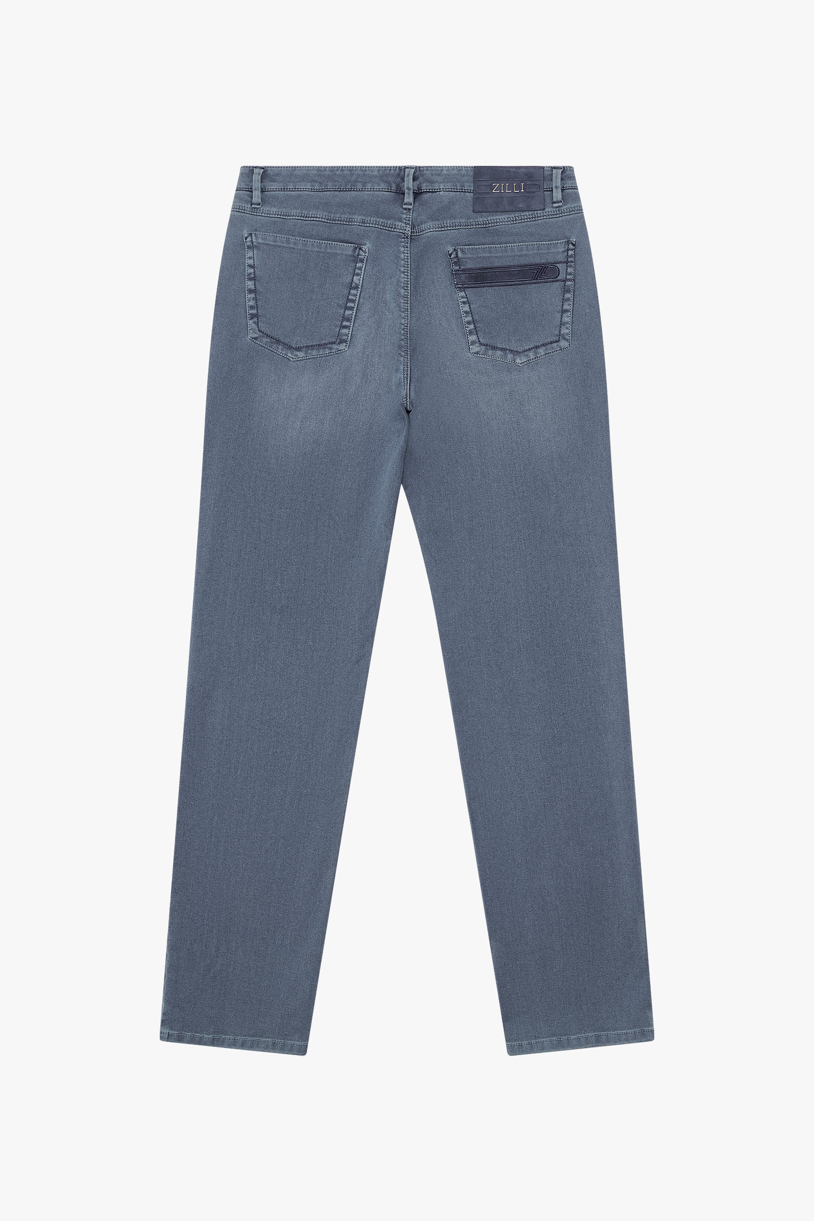 Jean coupe droite délavé - Bleu