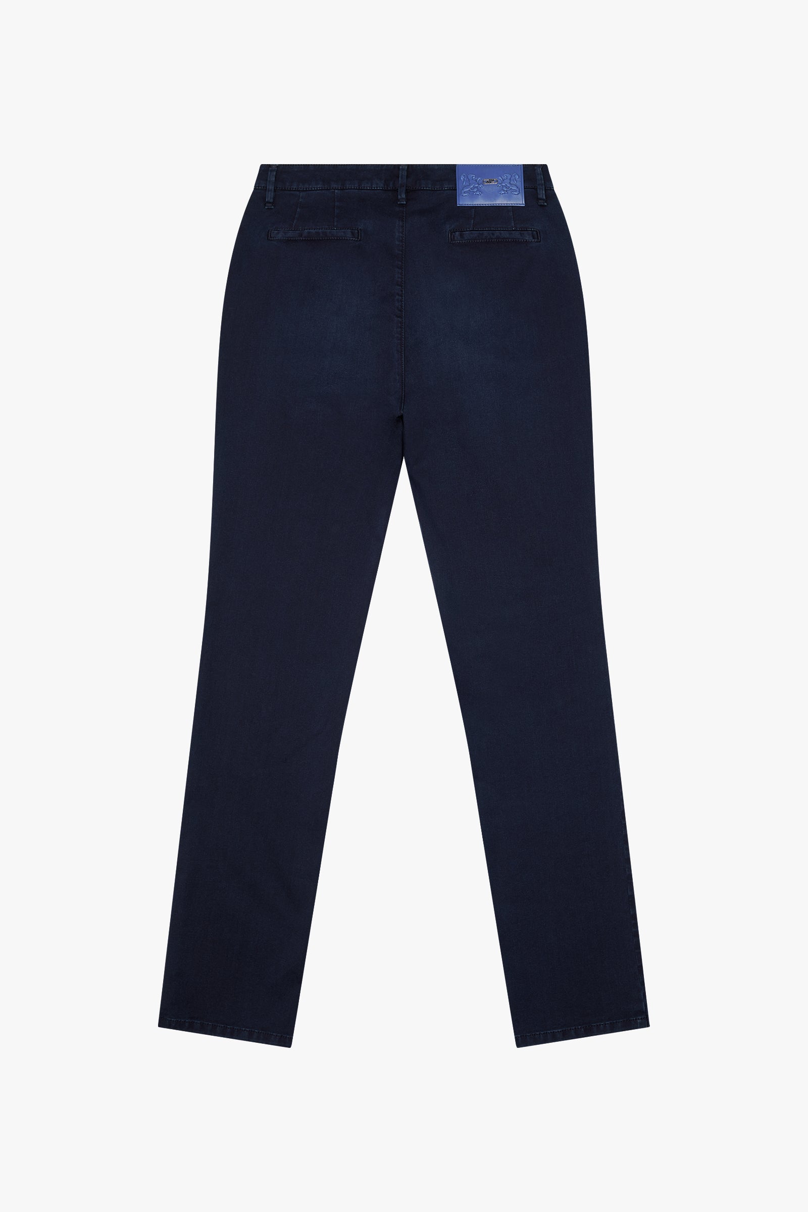 Pantalon chino délavé coupe droite - Bleu