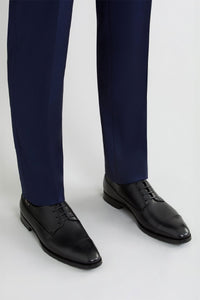 Richelieu à lacets en cuir - Noir