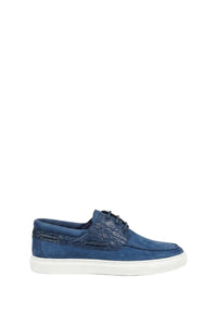 Mocassins bi-matière en cuir - No color