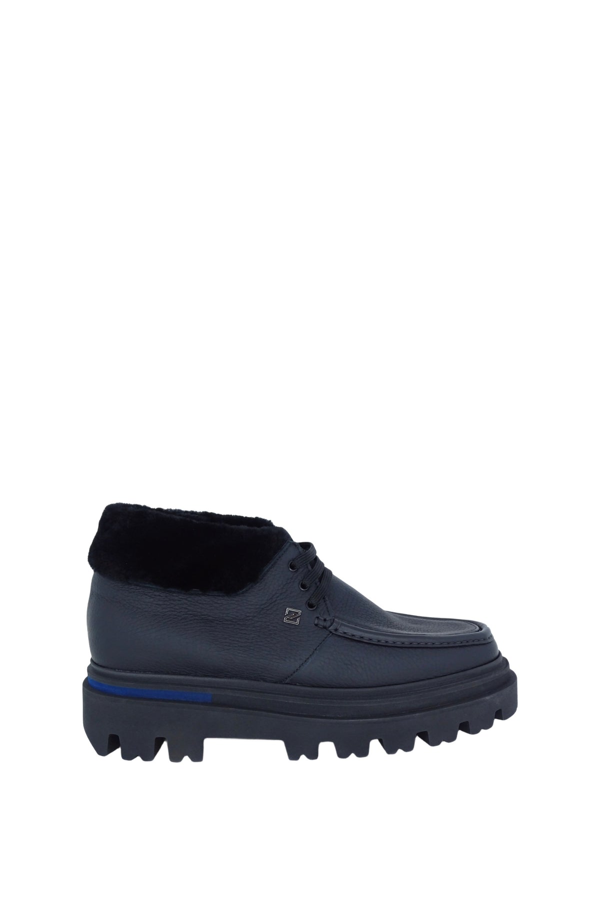 Mocassins à semelle épaisse en cuir - No color