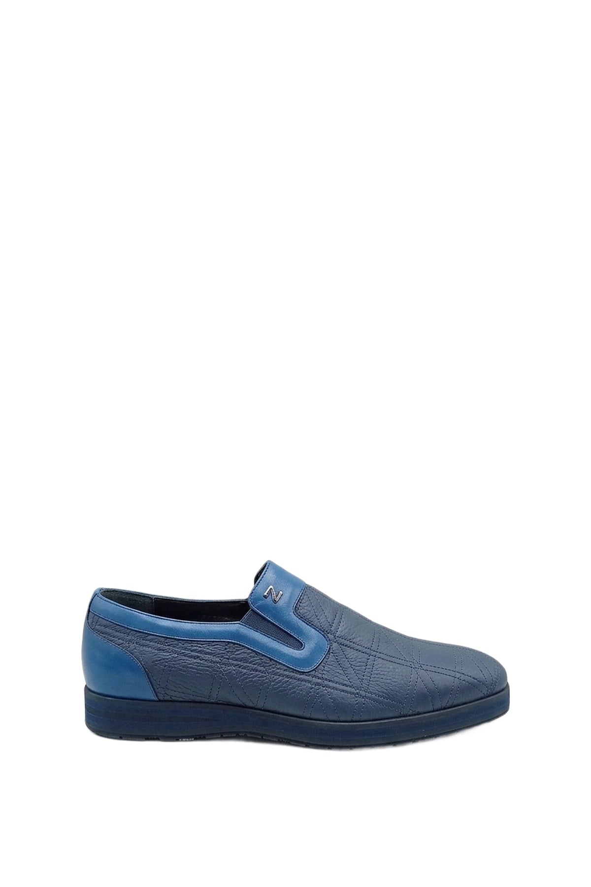 Derbies imprimées à détails contrastés en cuir - No color