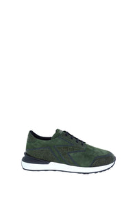 Baskets basses en cuir exotique - Vert