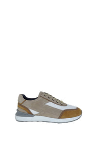 Baskets basses en daim - Beige & Marron
