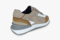 Baskets basses en daim - Beige & Marron