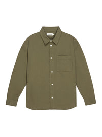 L/S RELAXED DENIM SHIRTTAUPE