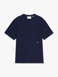 S/S JACQUARD RELAXED TEEDARK NAVY